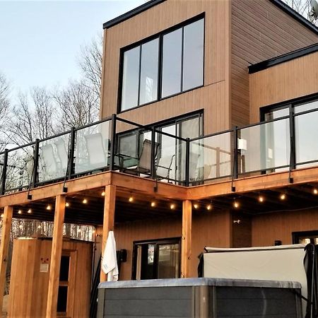 Chalet Serenity - Mont Tremblant Ski - Spa Sauna Wifi Tv Privet Chic Modern House La Conception Exterior foto