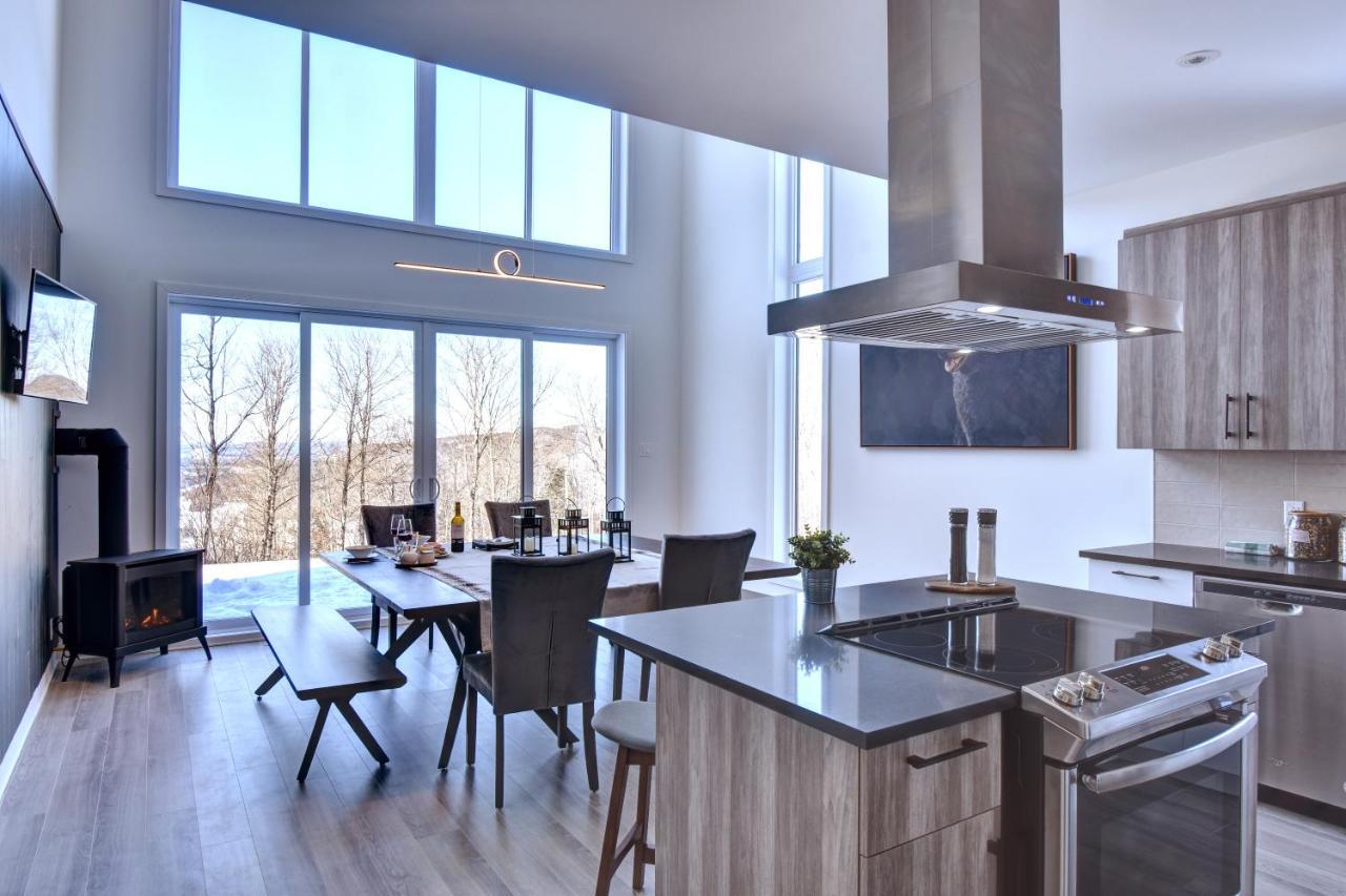 Chalet Serenity - Mont Tremblant Ski - Spa Sauna Wifi Tv Privet Chic Modern House La Conception Exterior foto