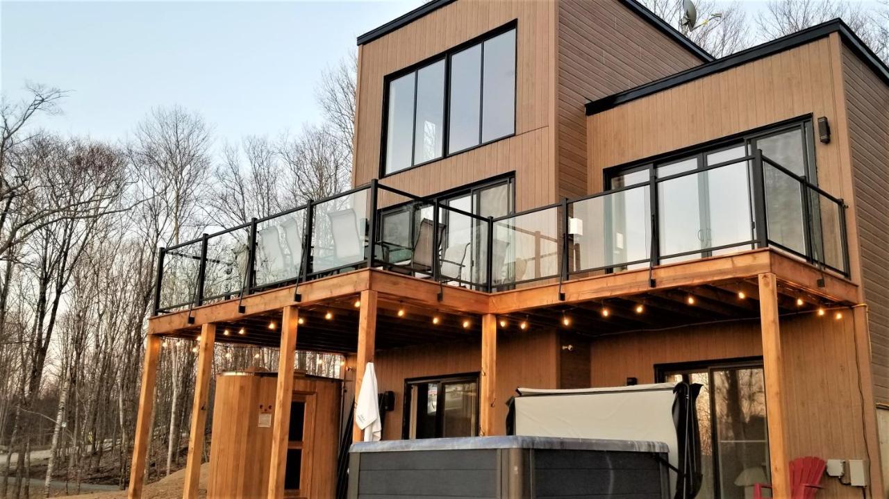 Chalet Serenity - Mont Tremblant Ski - Spa Sauna Wifi Tv Privet Chic Modern House La Conception Exterior foto