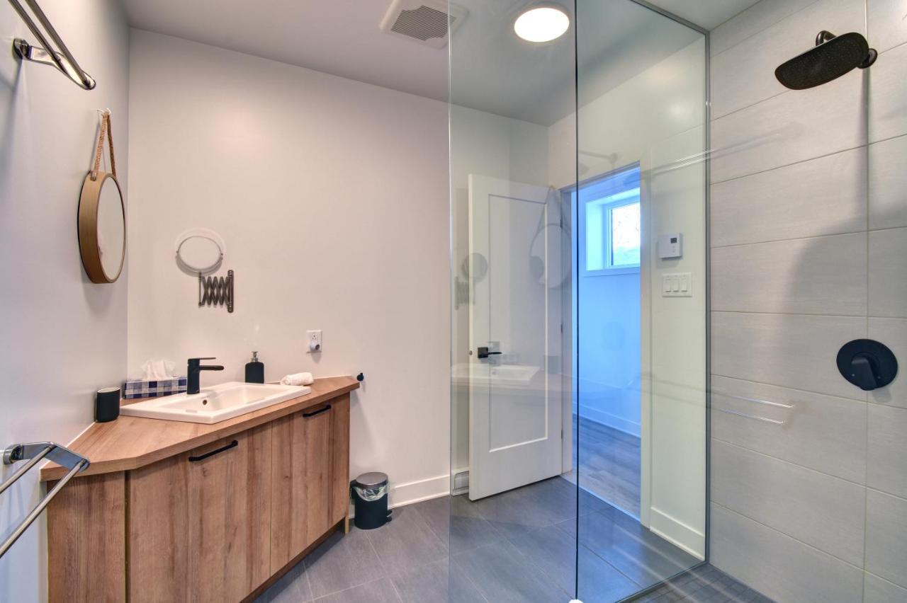 Chalet Serenity - Mont Tremblant Ski - Spa Sauna Wifi Tv Privet Chic Modern House La Conception Exterior foto